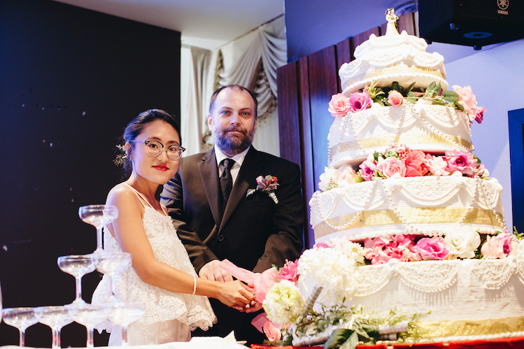 Cake cutting ceremony